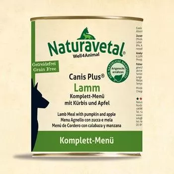 Naturavetal - Canis Plus - Lamm Komplett-Menü